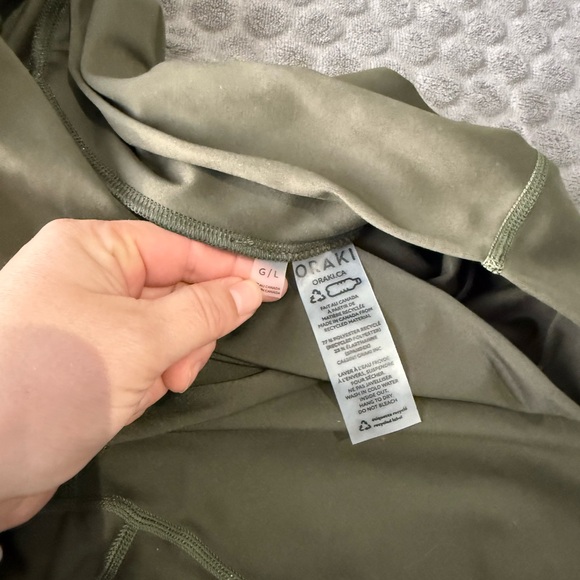 Oraki Ecomove legging dark kaki - Picture 4 of 4